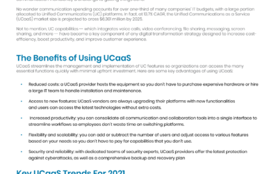 How To Make UCaaS Work for You in 2021